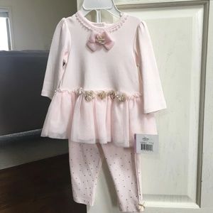 Little Me Infant Girls Two Piece Outfit